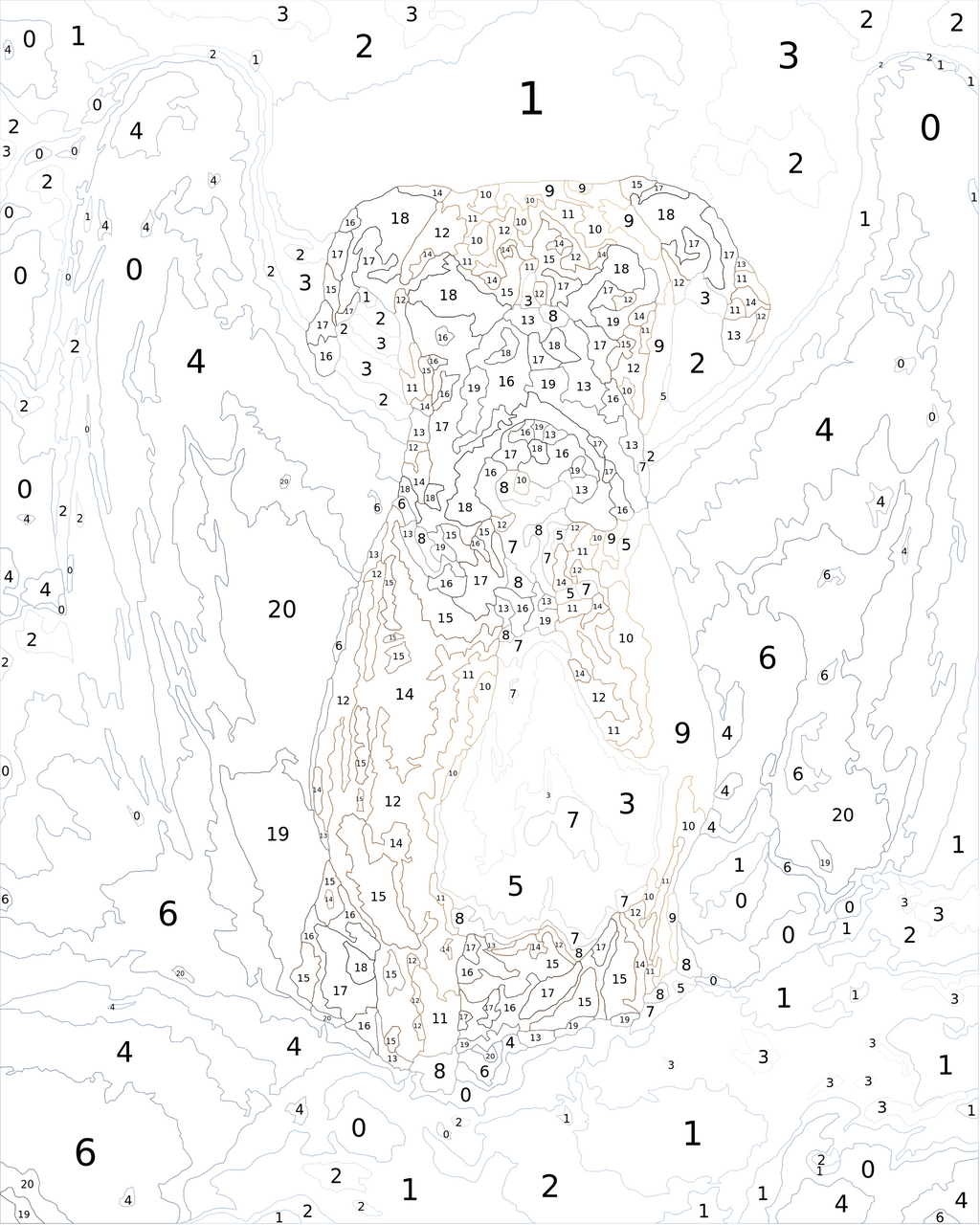 Custom Paint By Numbers Kit