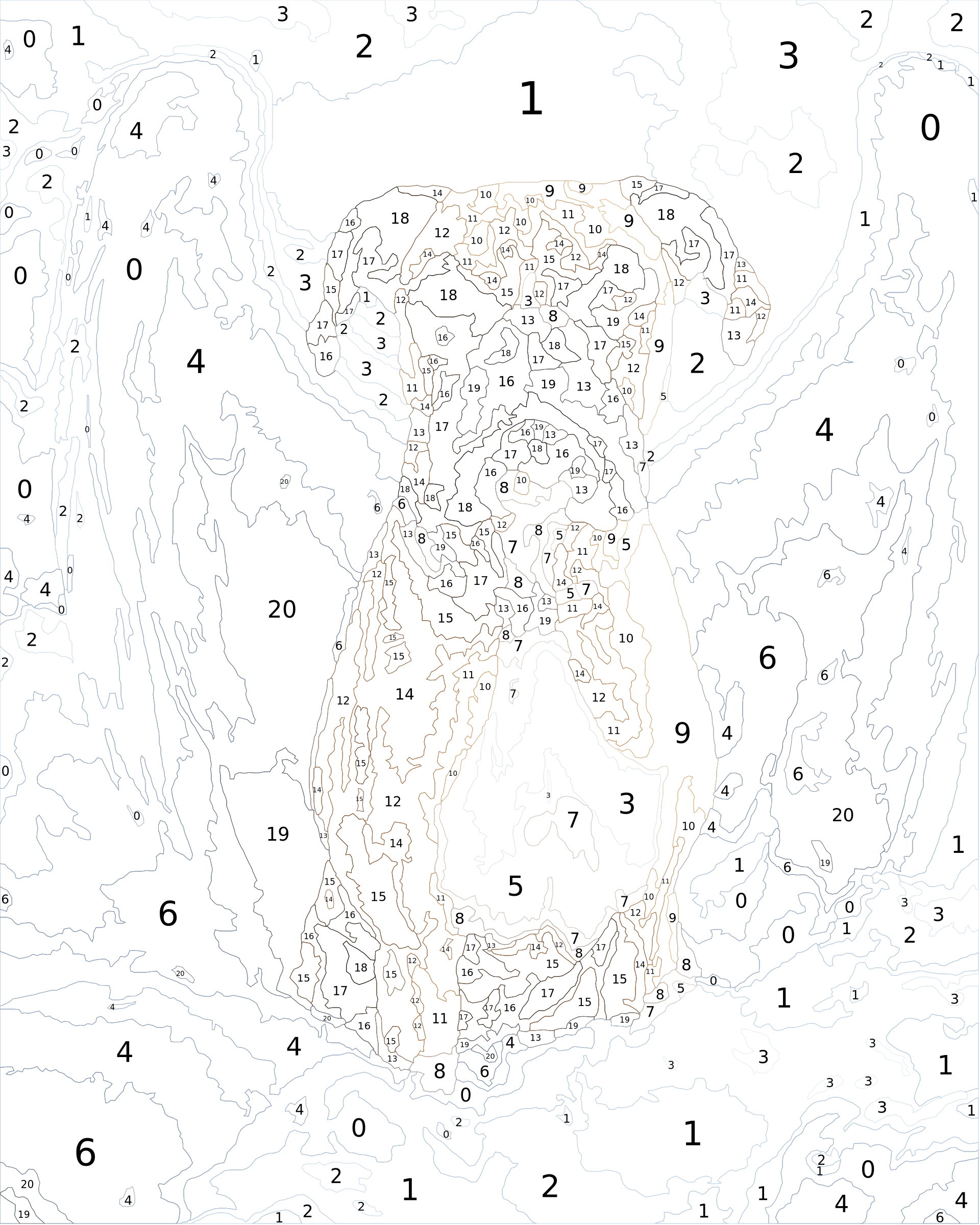 Custom Paint By Numbers Kit