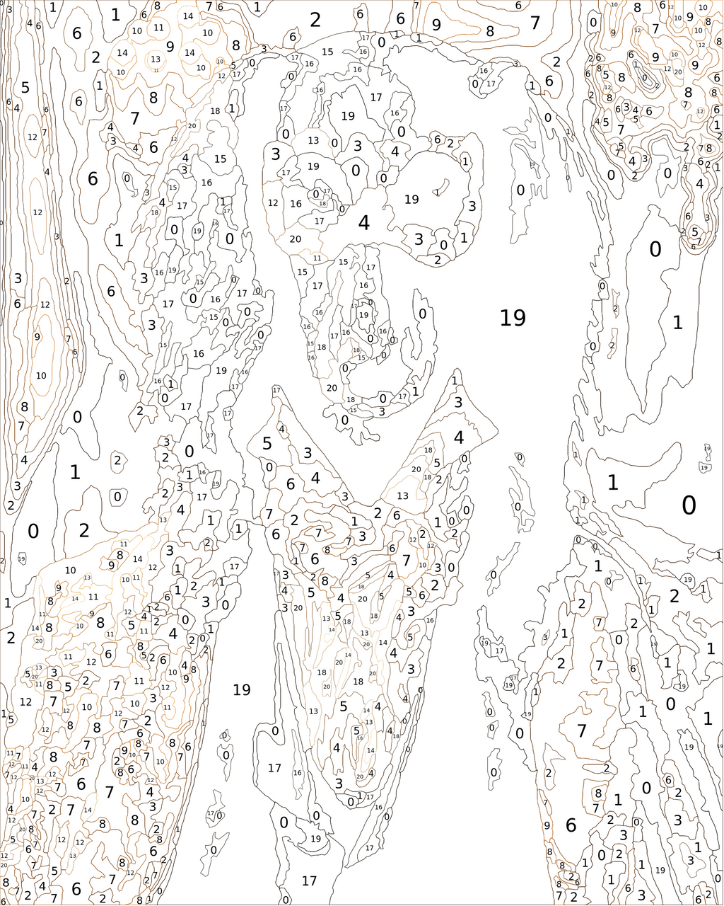 Custom Paint By Numbers Kit