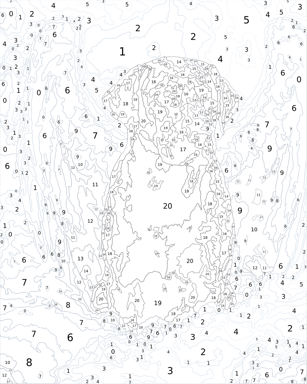 Custom Paint By Numbers Kit