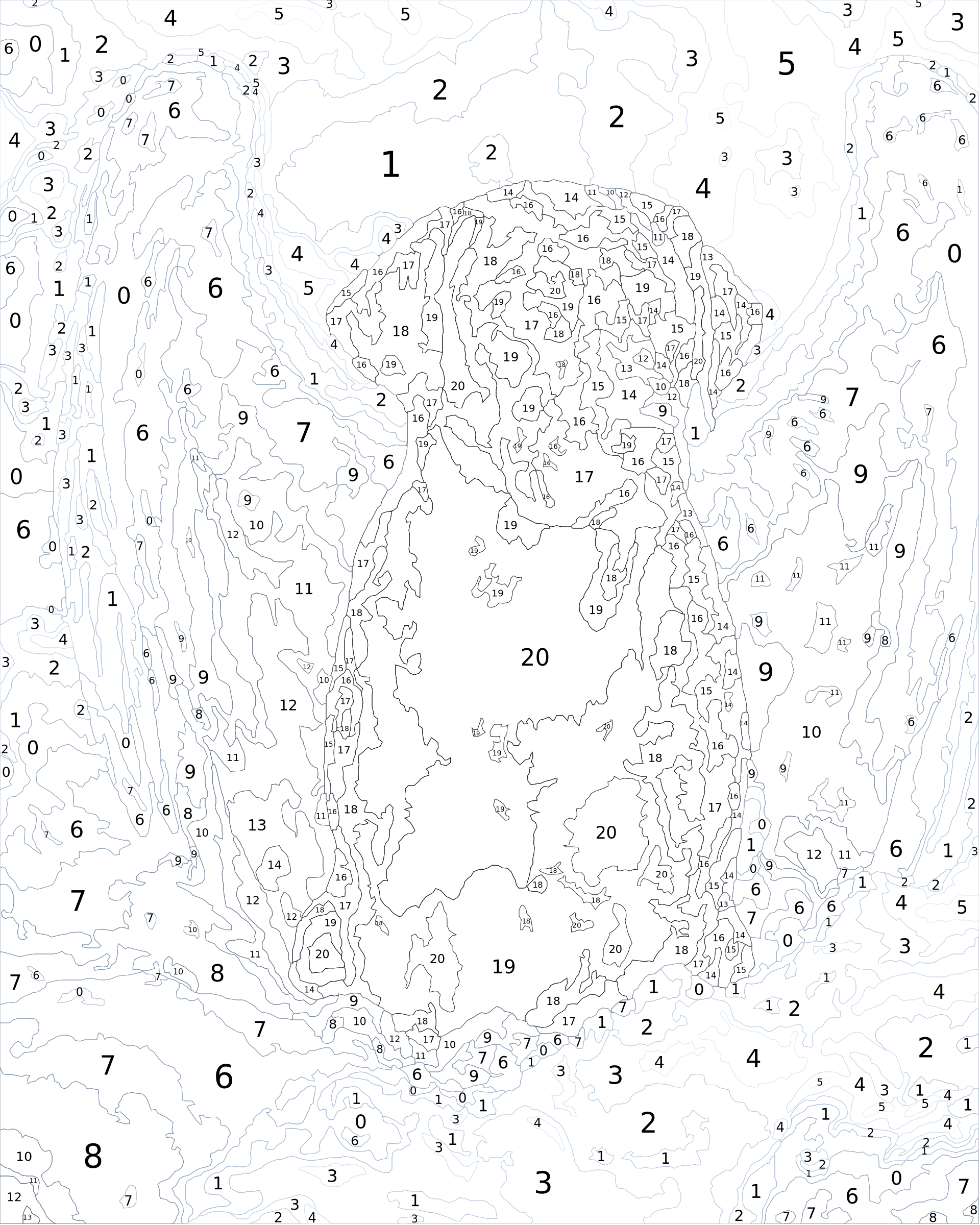 Custom Paint By Numbers Kit