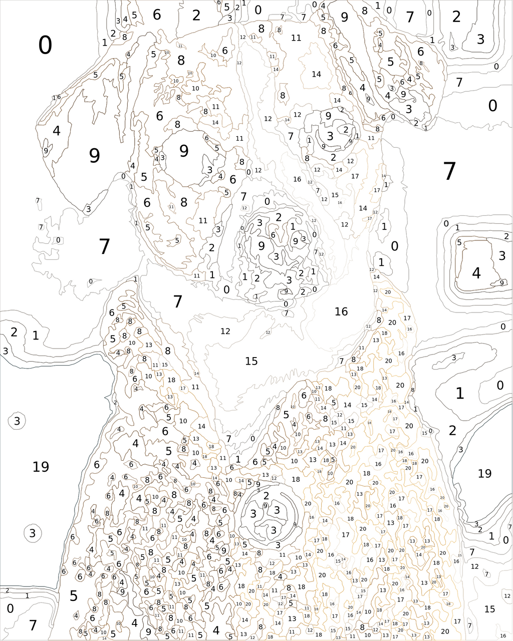 Custom Paint By Numbers Kit