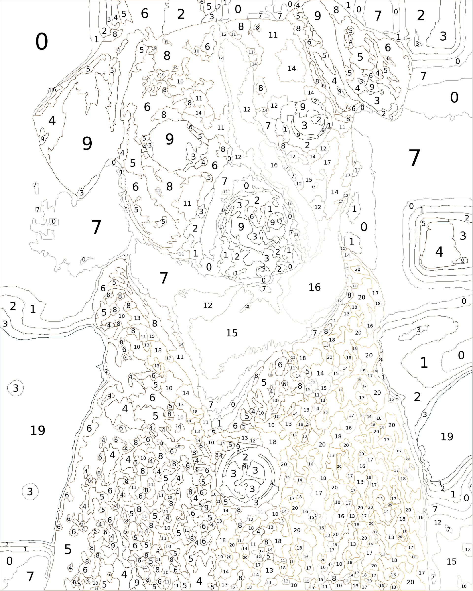 Custom Paint By Numbers Kit