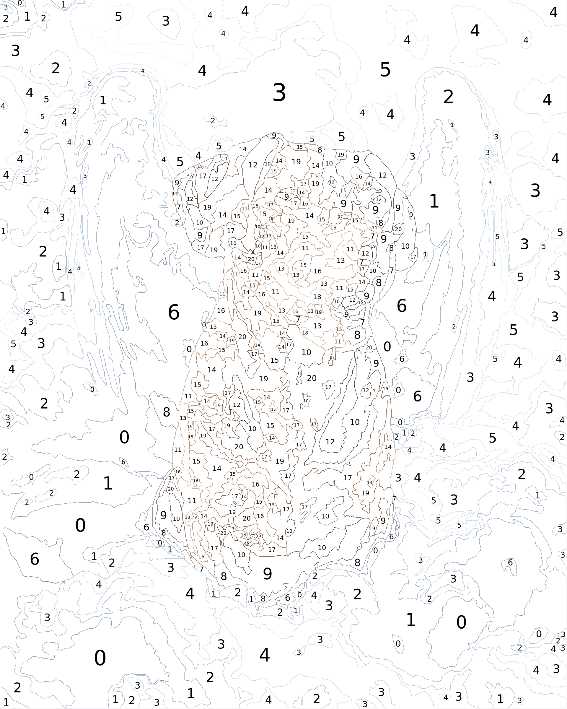 Custom Paint By Numbers Kit