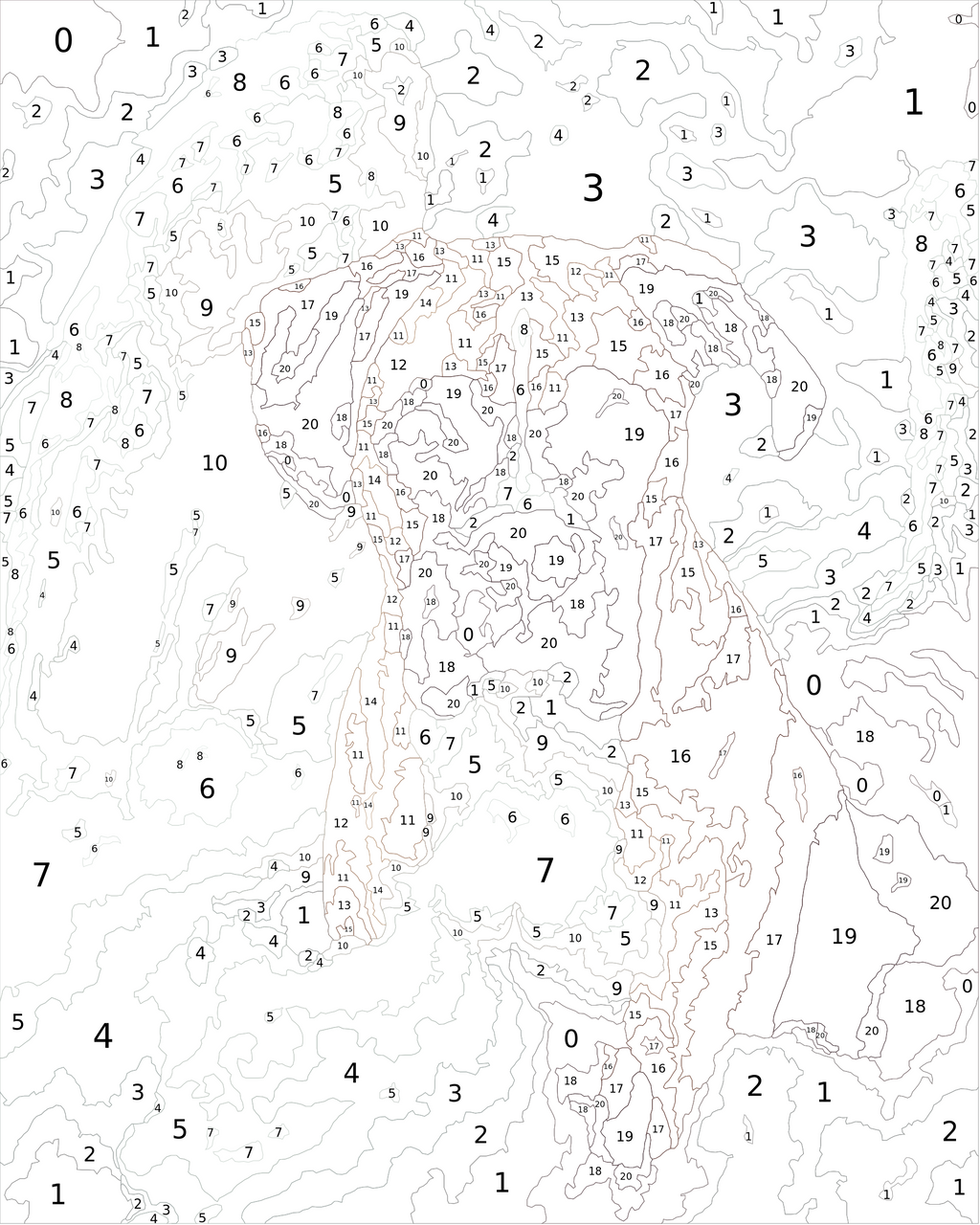 Custom Paint By Numbers Kit