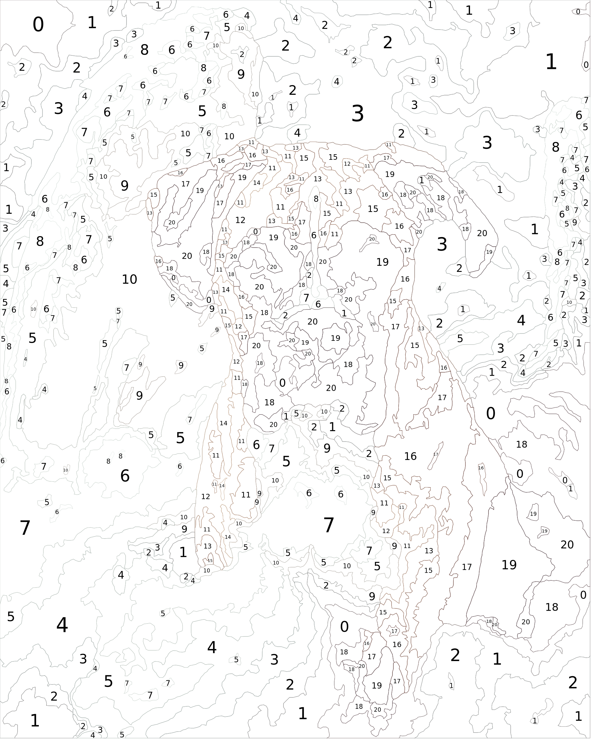 Custom Paint By Numbers Kit
