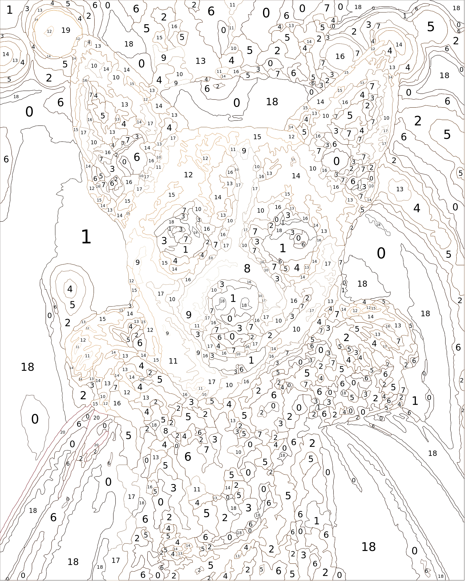 Custom Paint By Numbers Kit