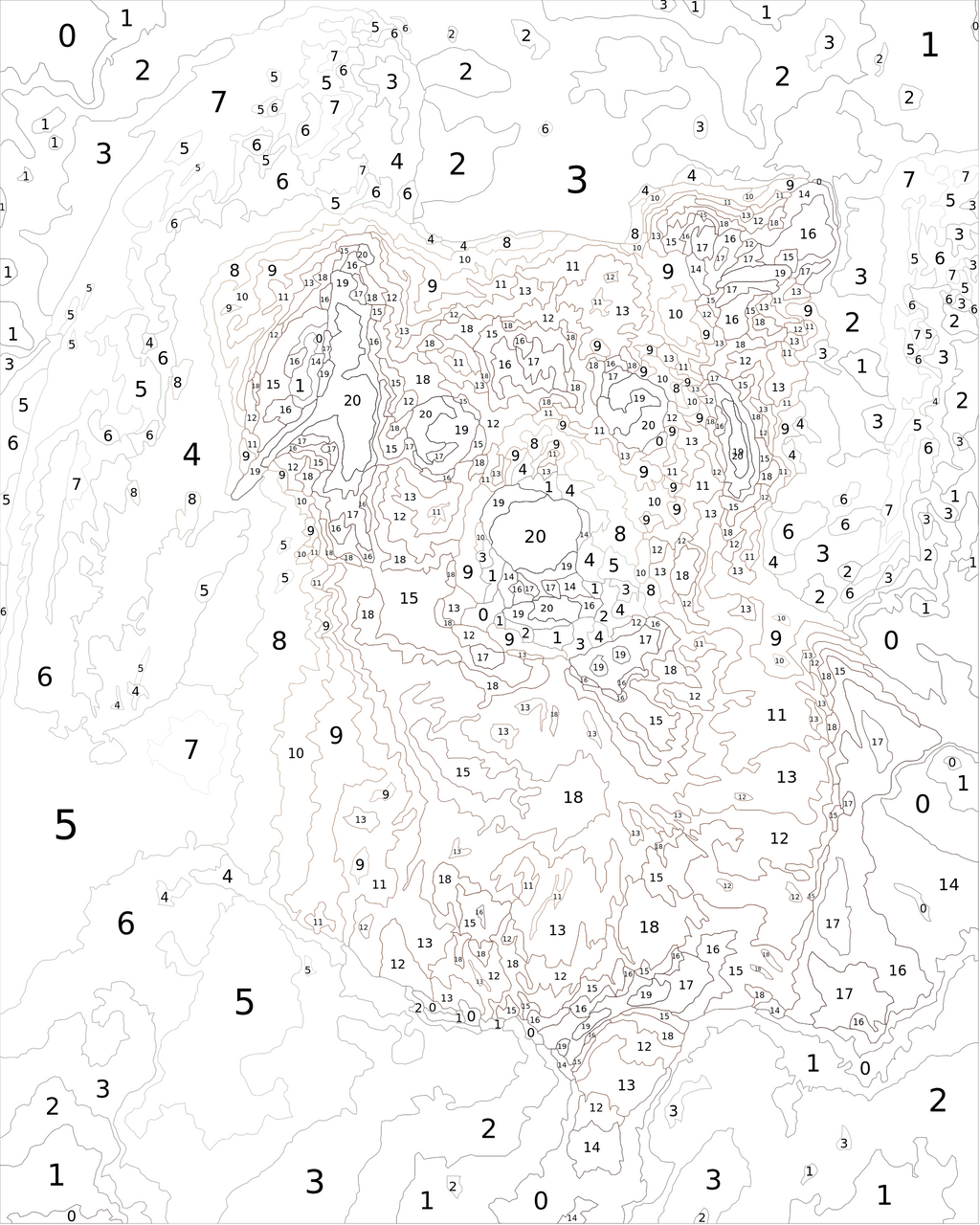 Custom Paint By Numbers Kit