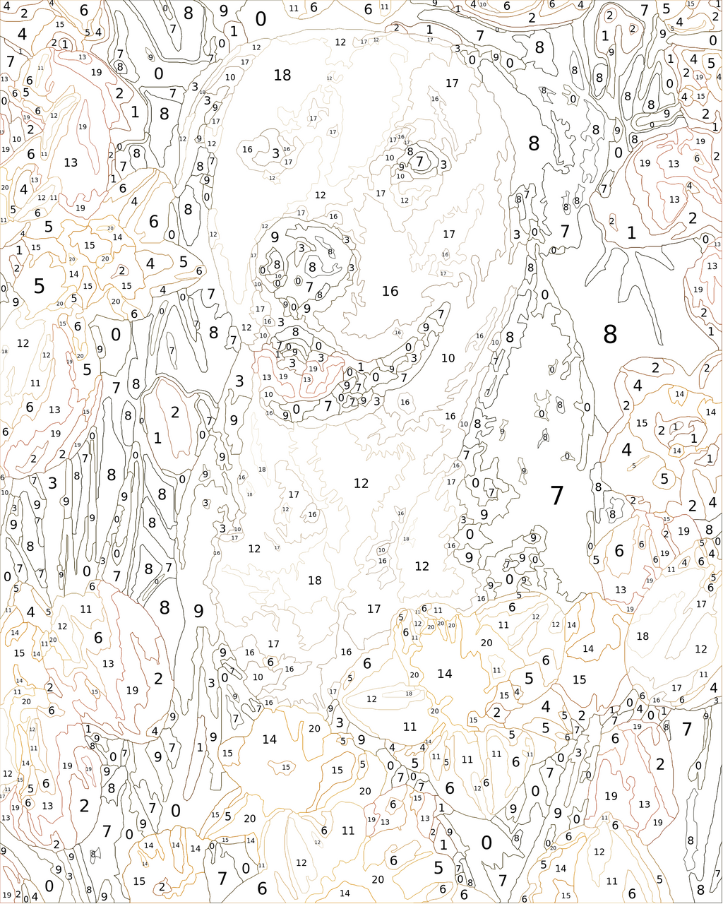 Custom Paint By Numbers Kit