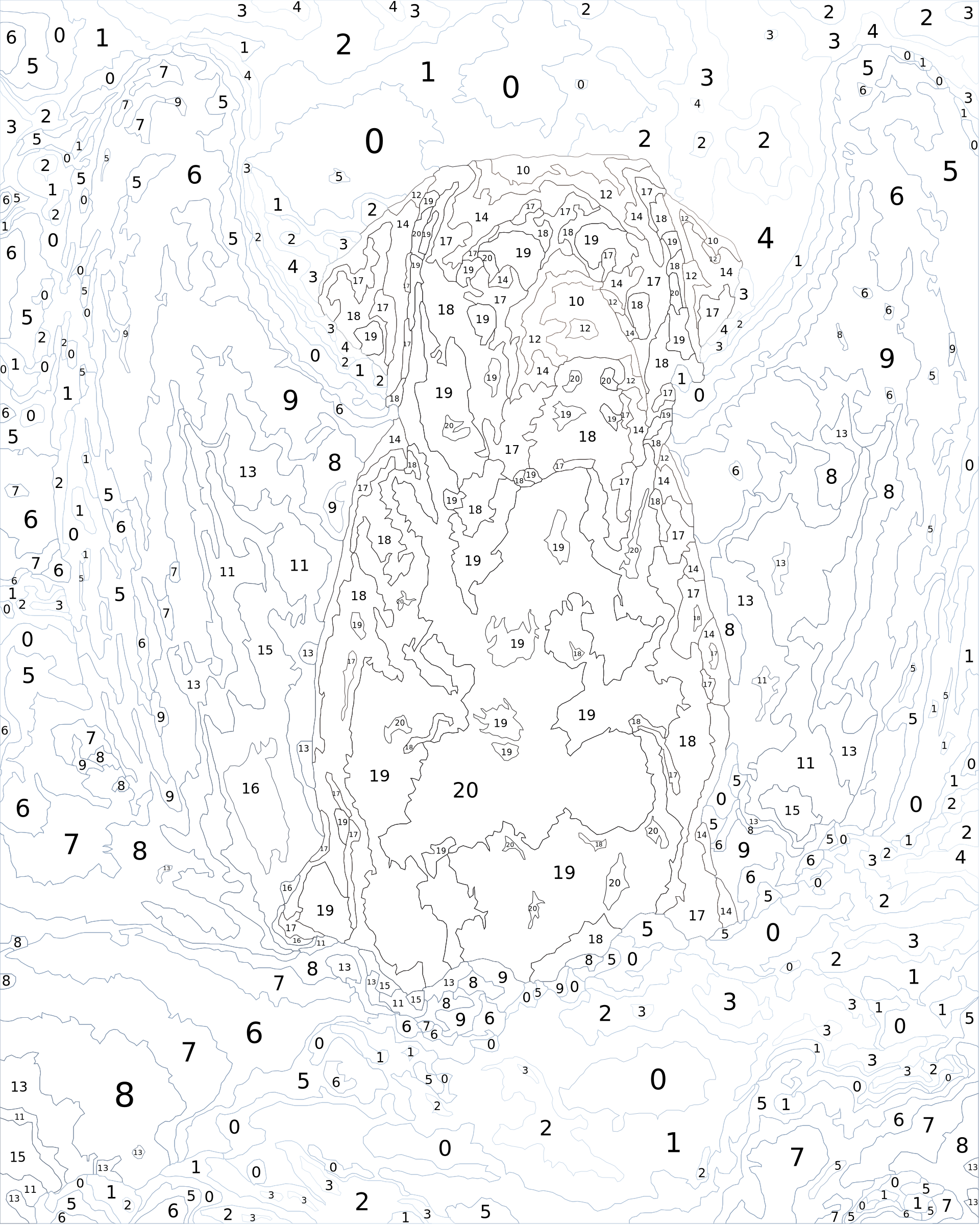 Custom Paint By Numbers Kit