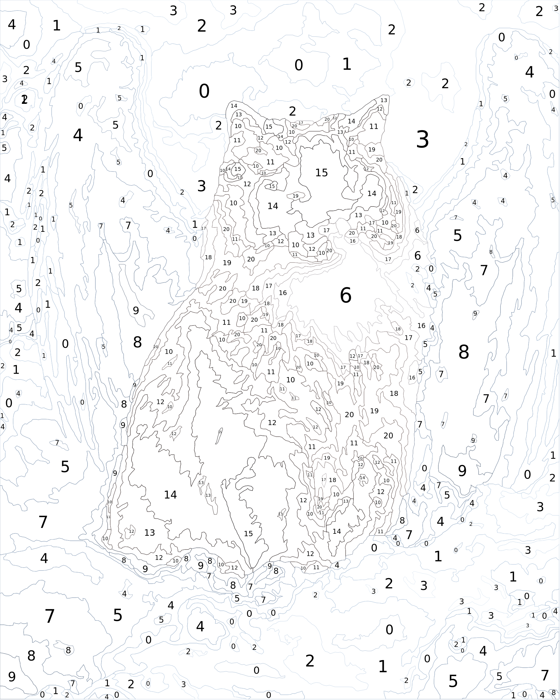 Custom Paint By Numbers Kit