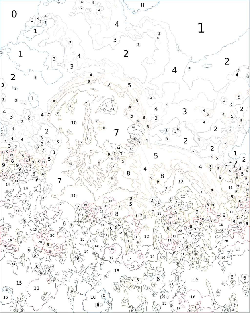Custom Paint By Numbers Kit