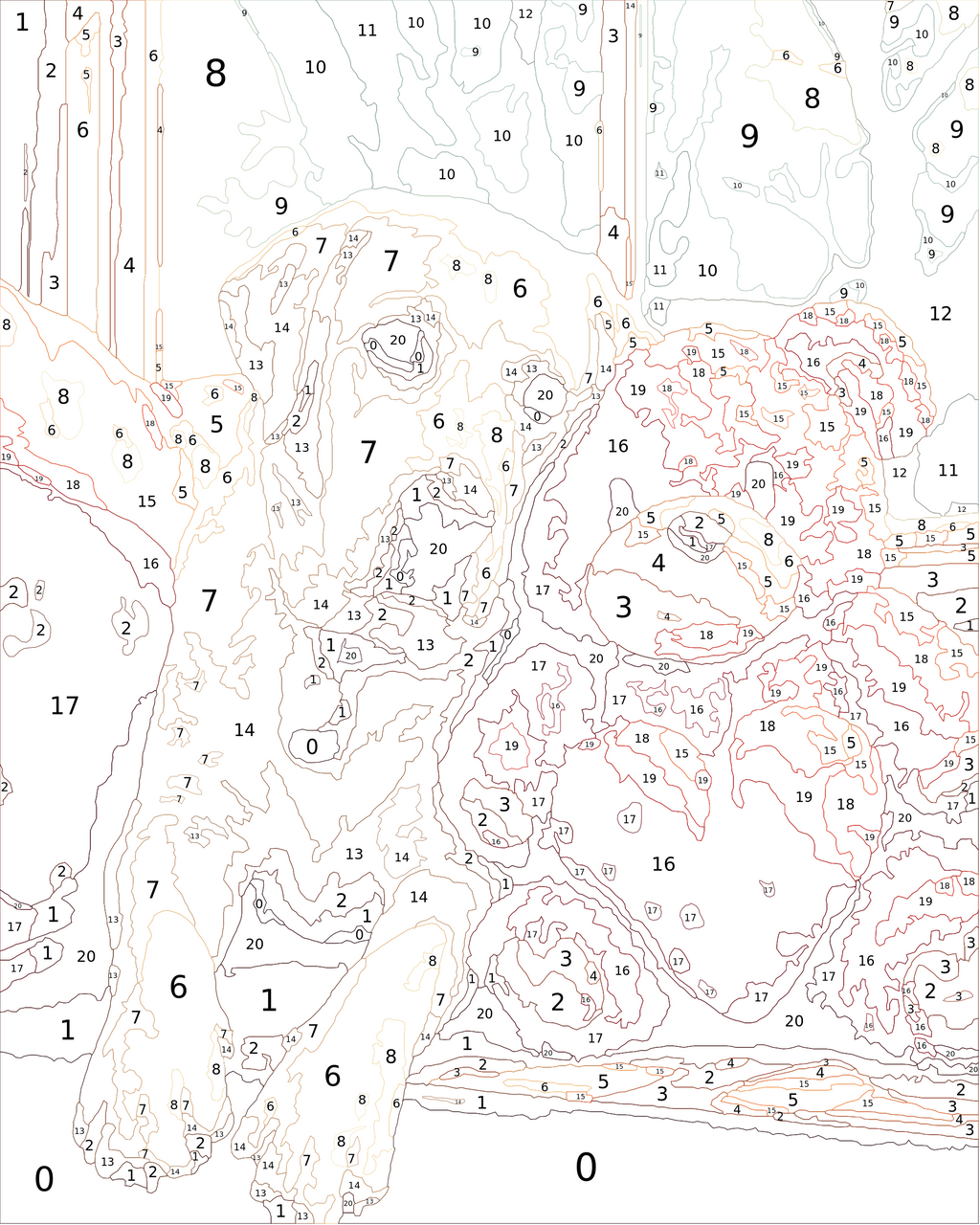 Custom Paint By Numbers Kit