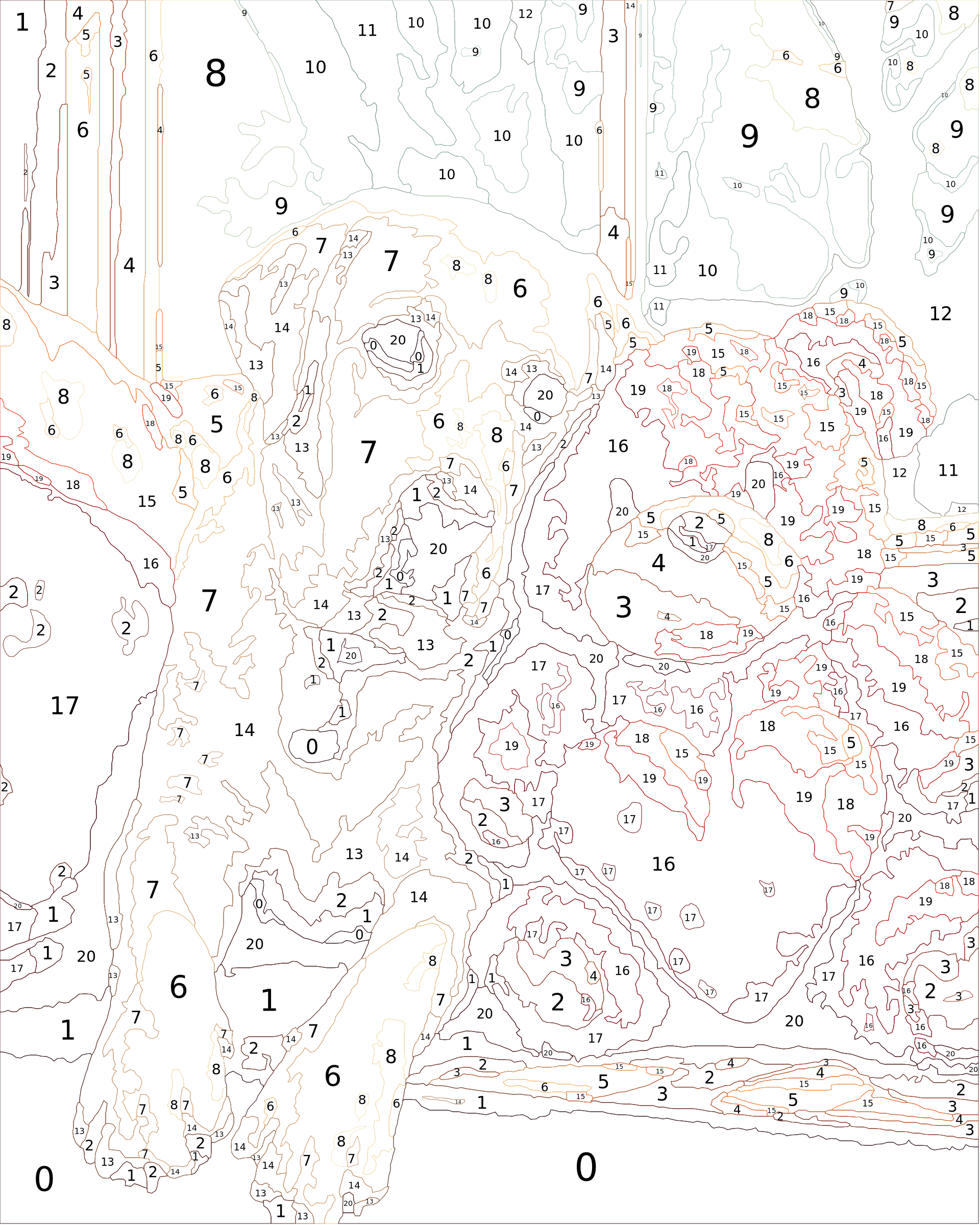 Custom Paint By Numbers Kit