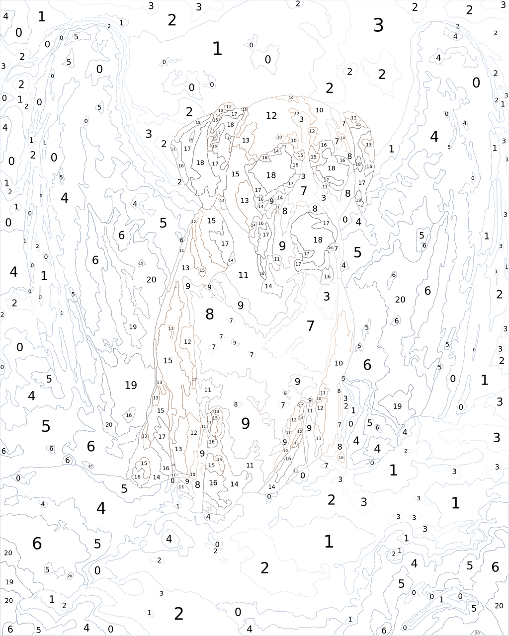 Custom Paint By Numbers Kit
