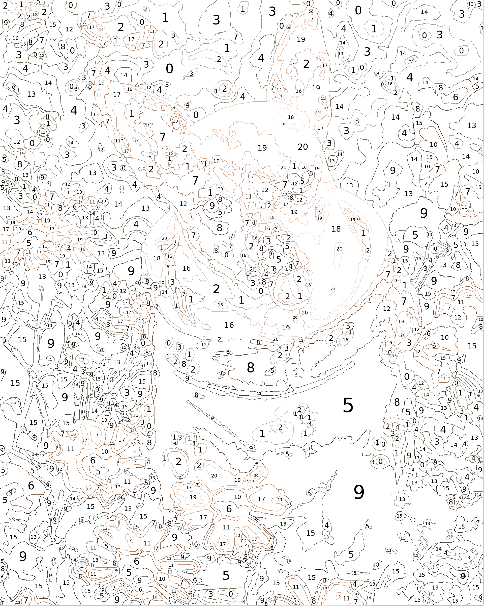 Custom Paint By Numbers Kit