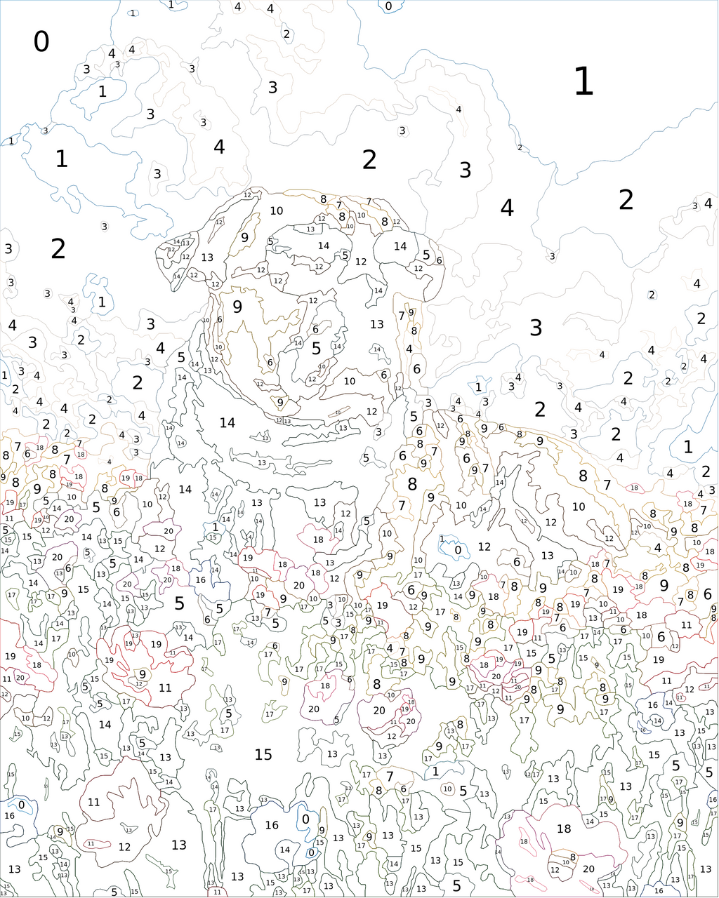 Custom Paint By Numbers Kit