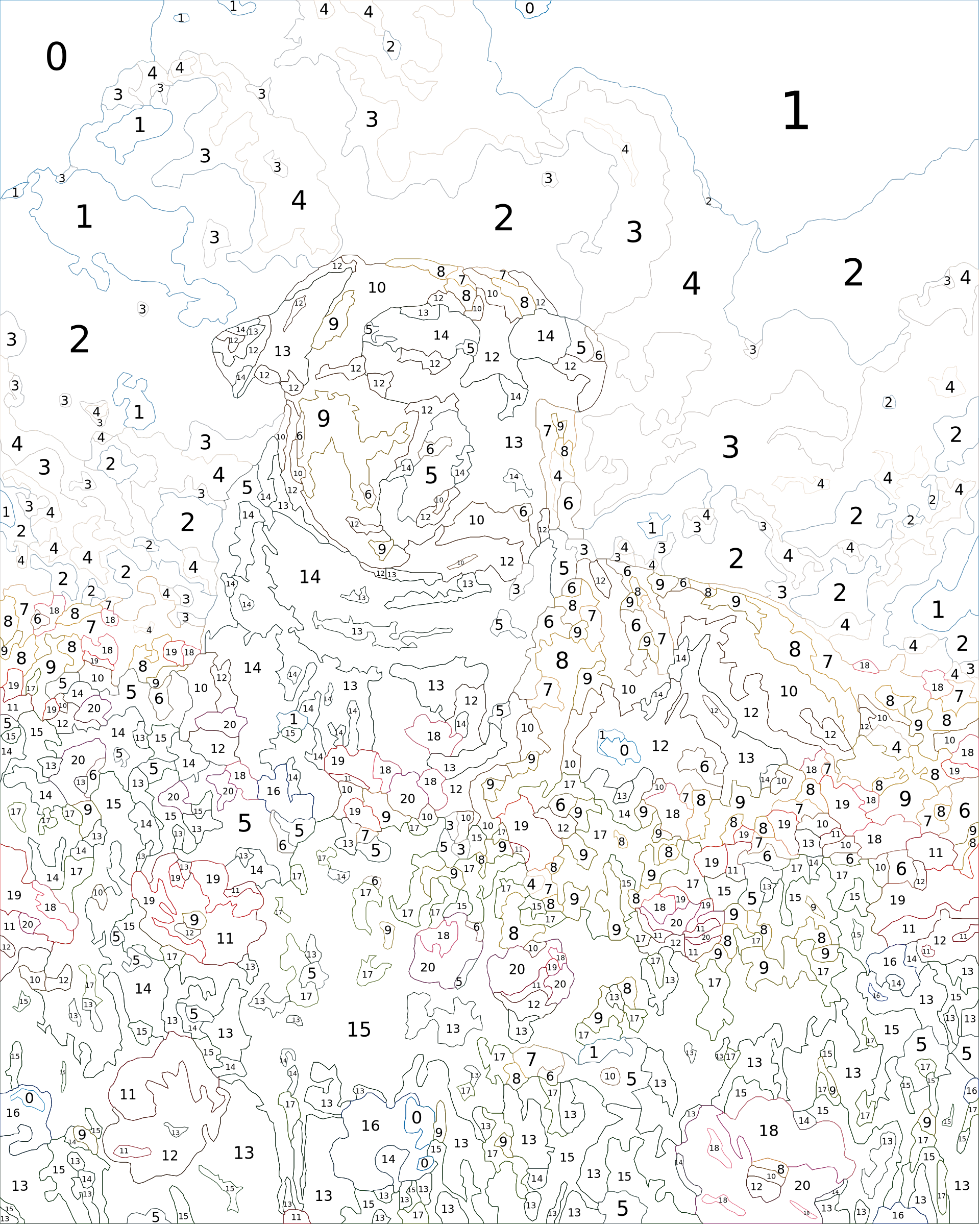 Custom Paint By Numbers Kit