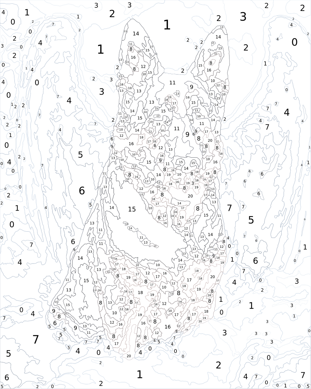 Custom Paint By Numbers Kit