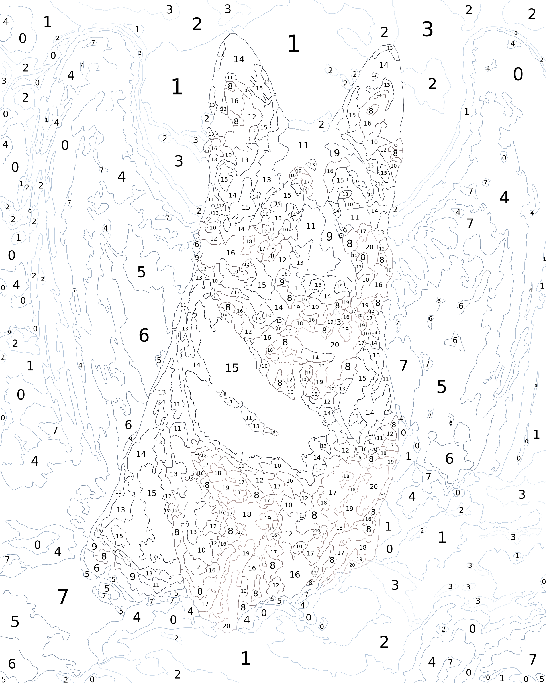 Custom Paint By Numbers Kit