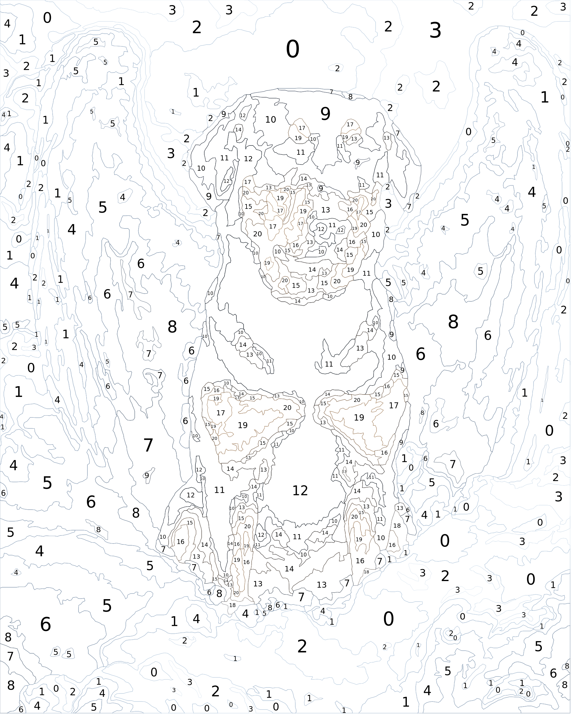 Custom Paint By Numbers Kit