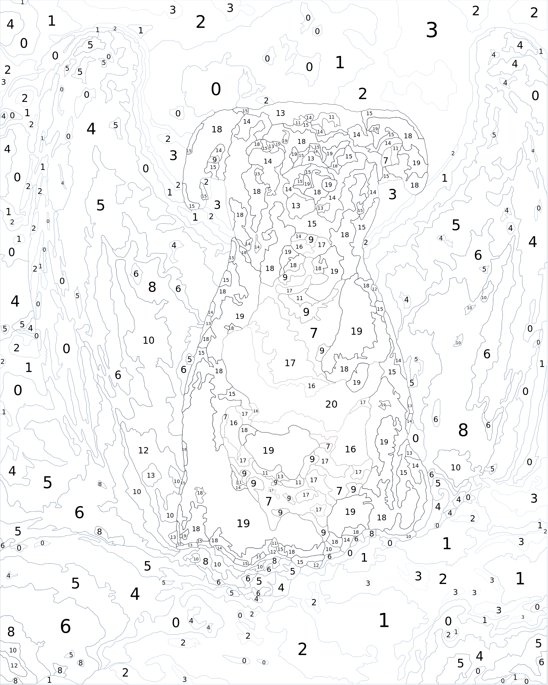 Custom Paint By Numbers Kit