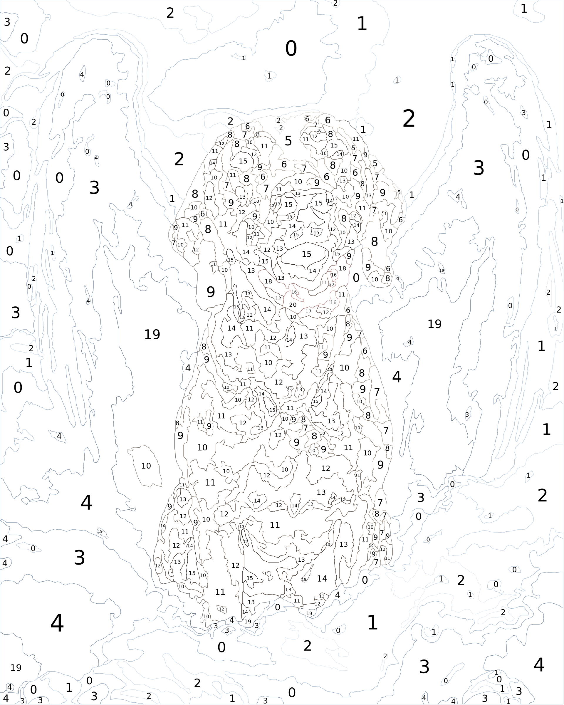 Custom Paint By Numbers Kit
