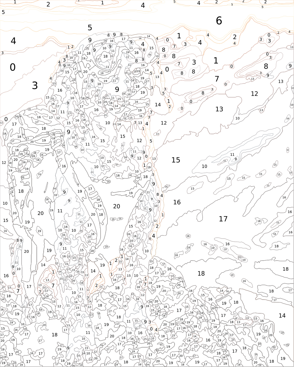 Custom Paint By Numbers Kit