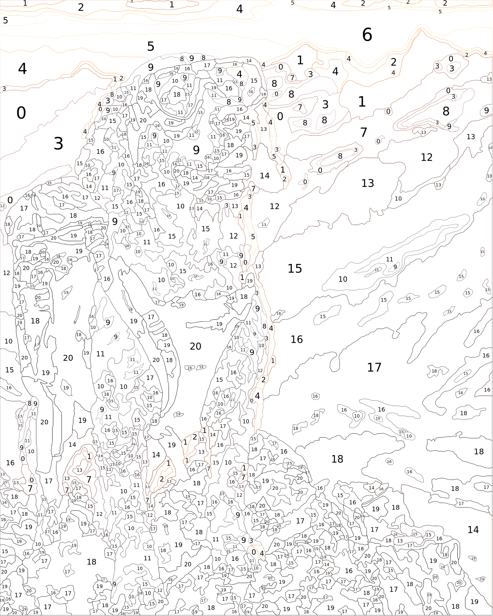 Custom Paint By Numbers Kit
