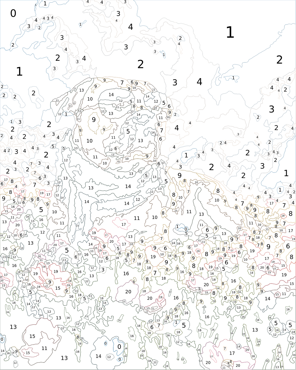 Custom Paint By Numbers Kit