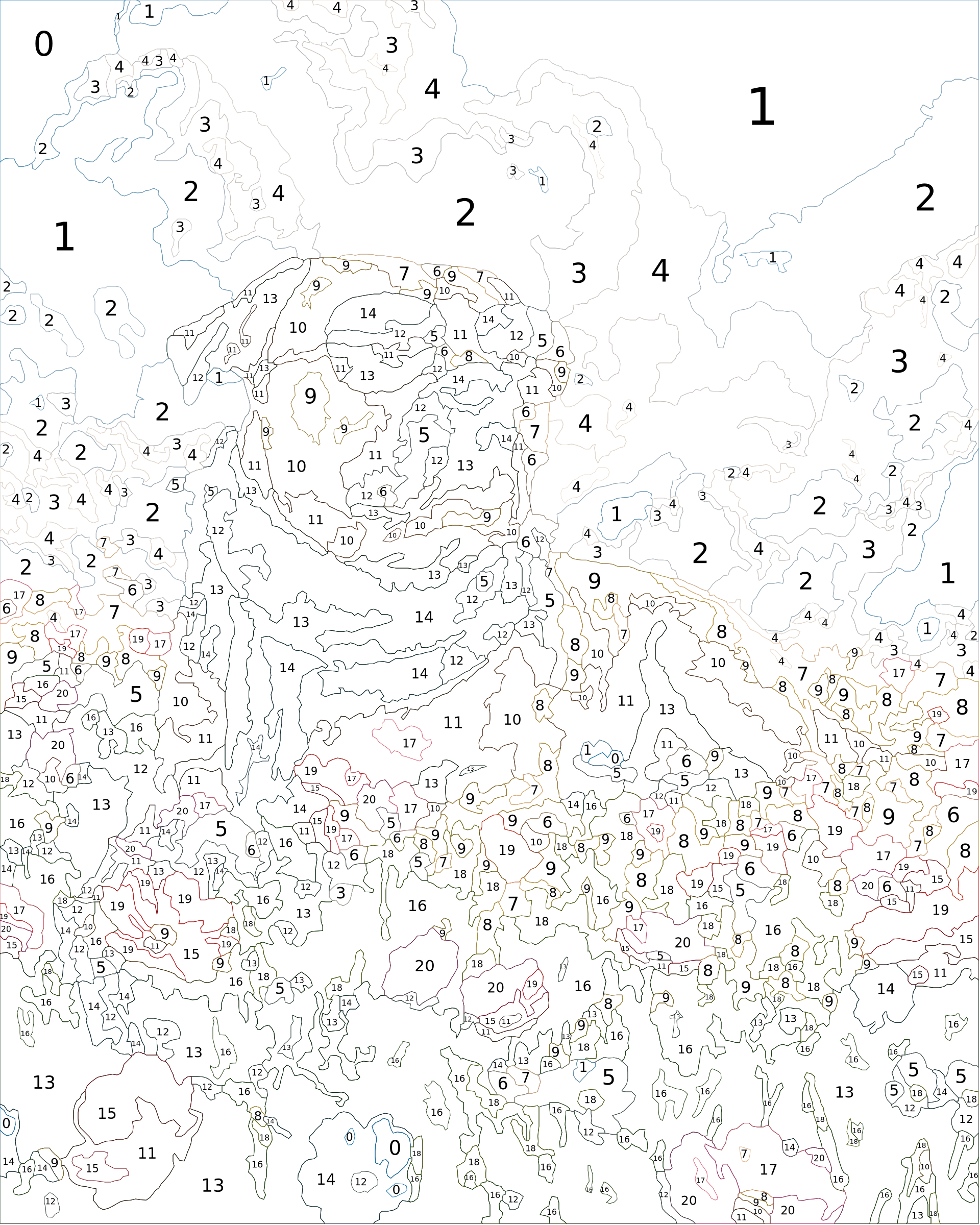 Custom Paint By Numbers Kit