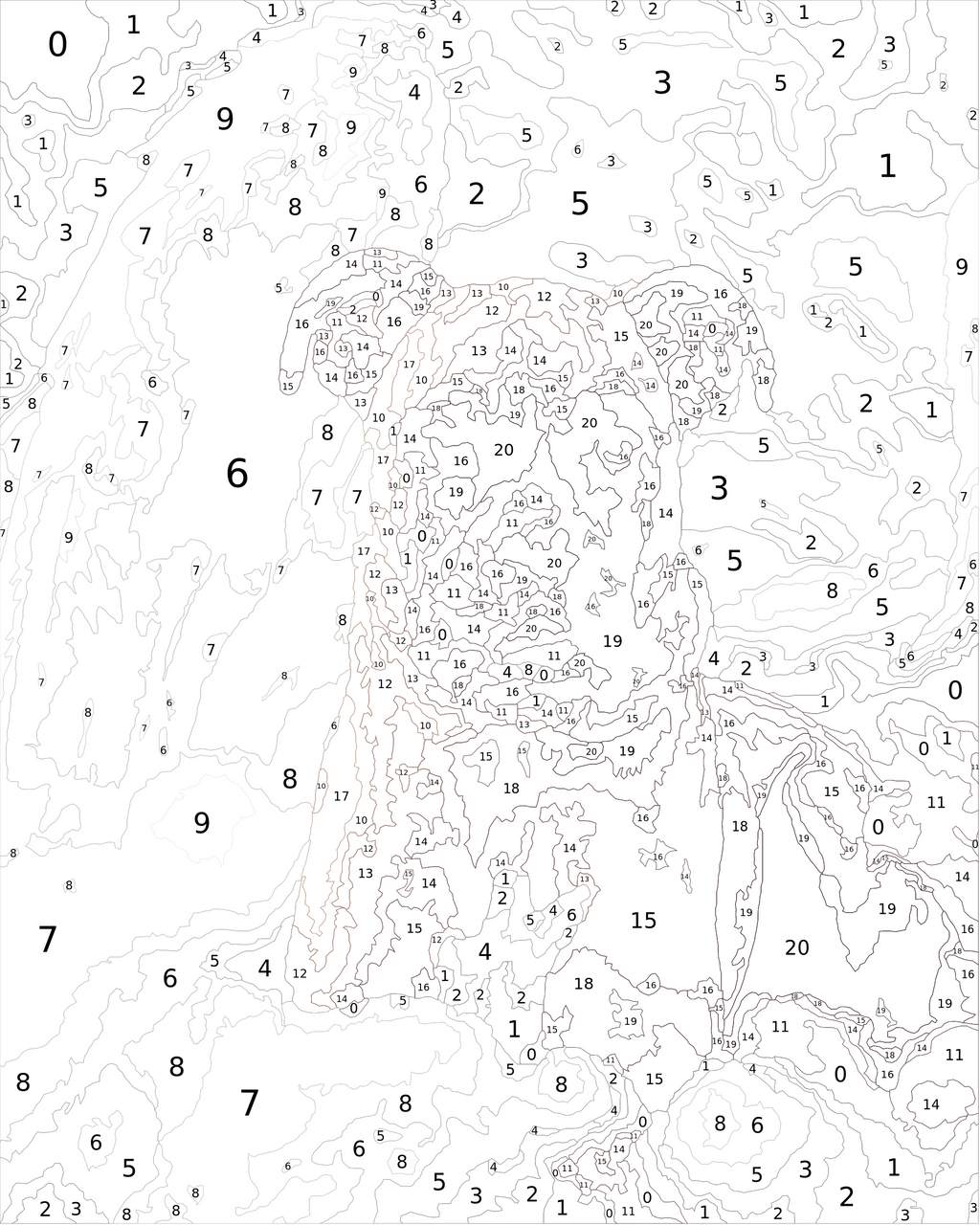Custom Paint By Numbers Kit