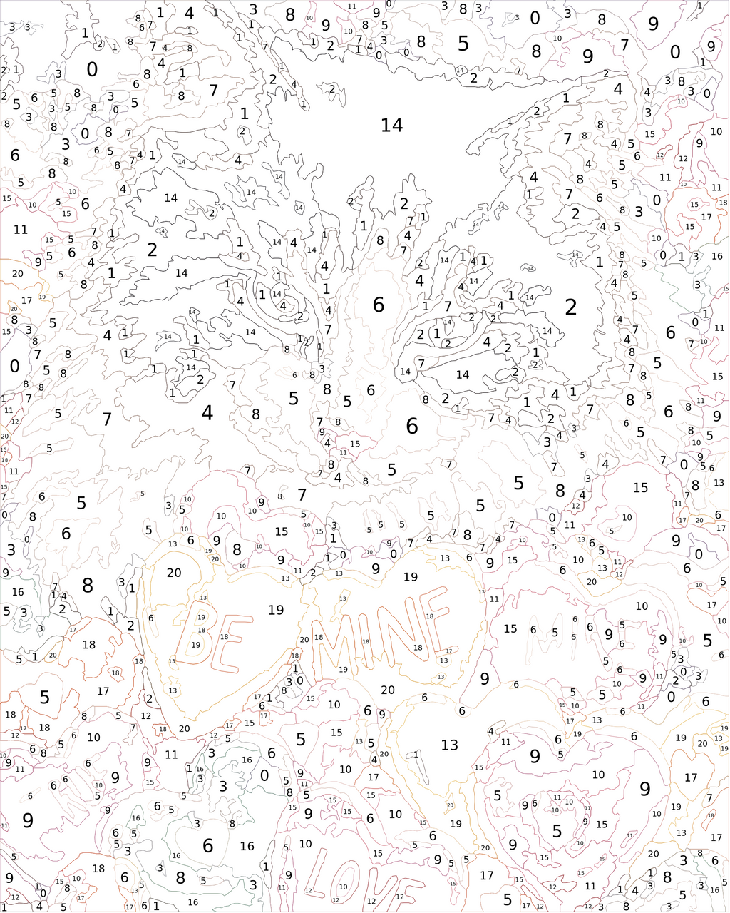 Custom Paint By Numbers Kit
