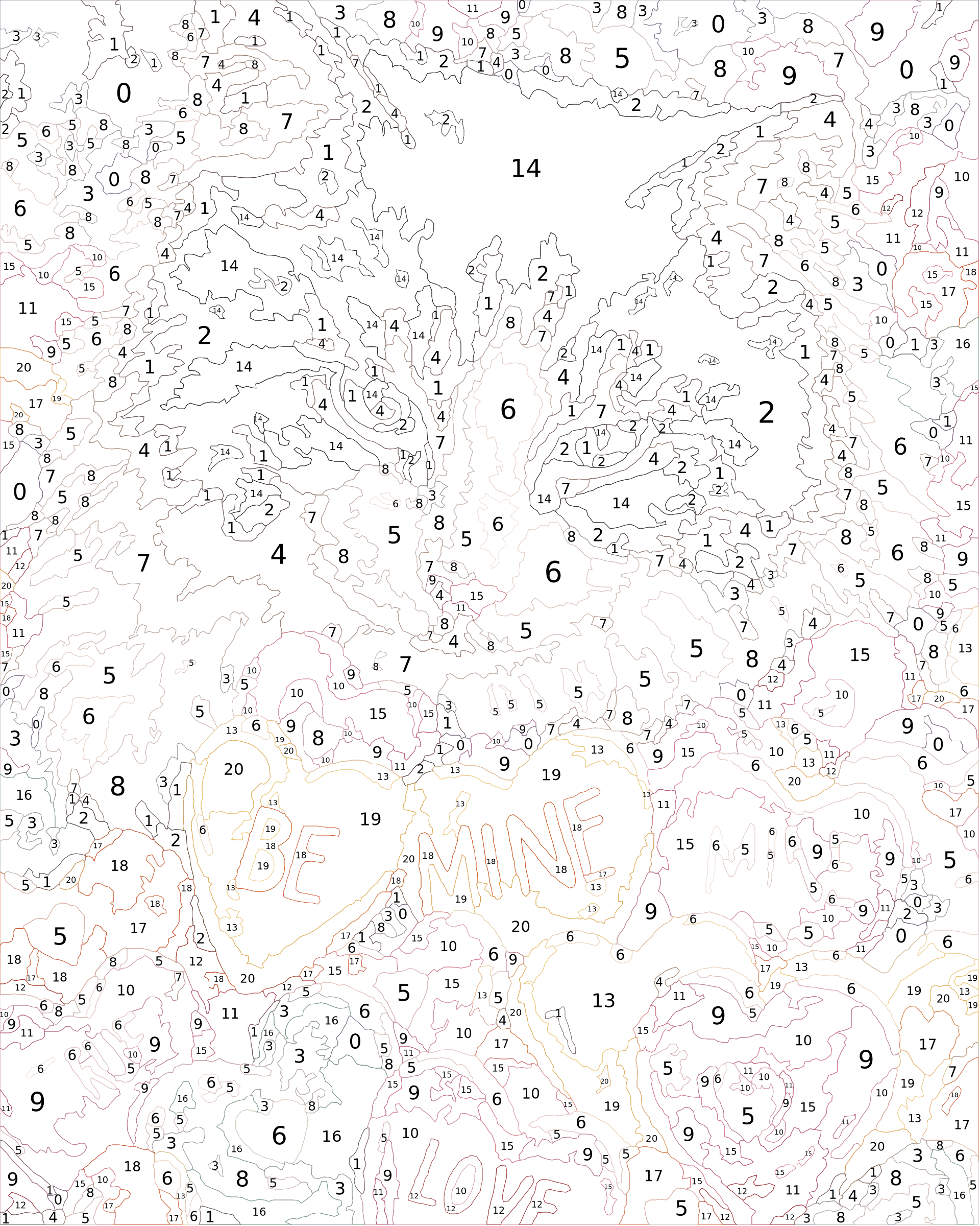 Custom Paint By Numbers Kit