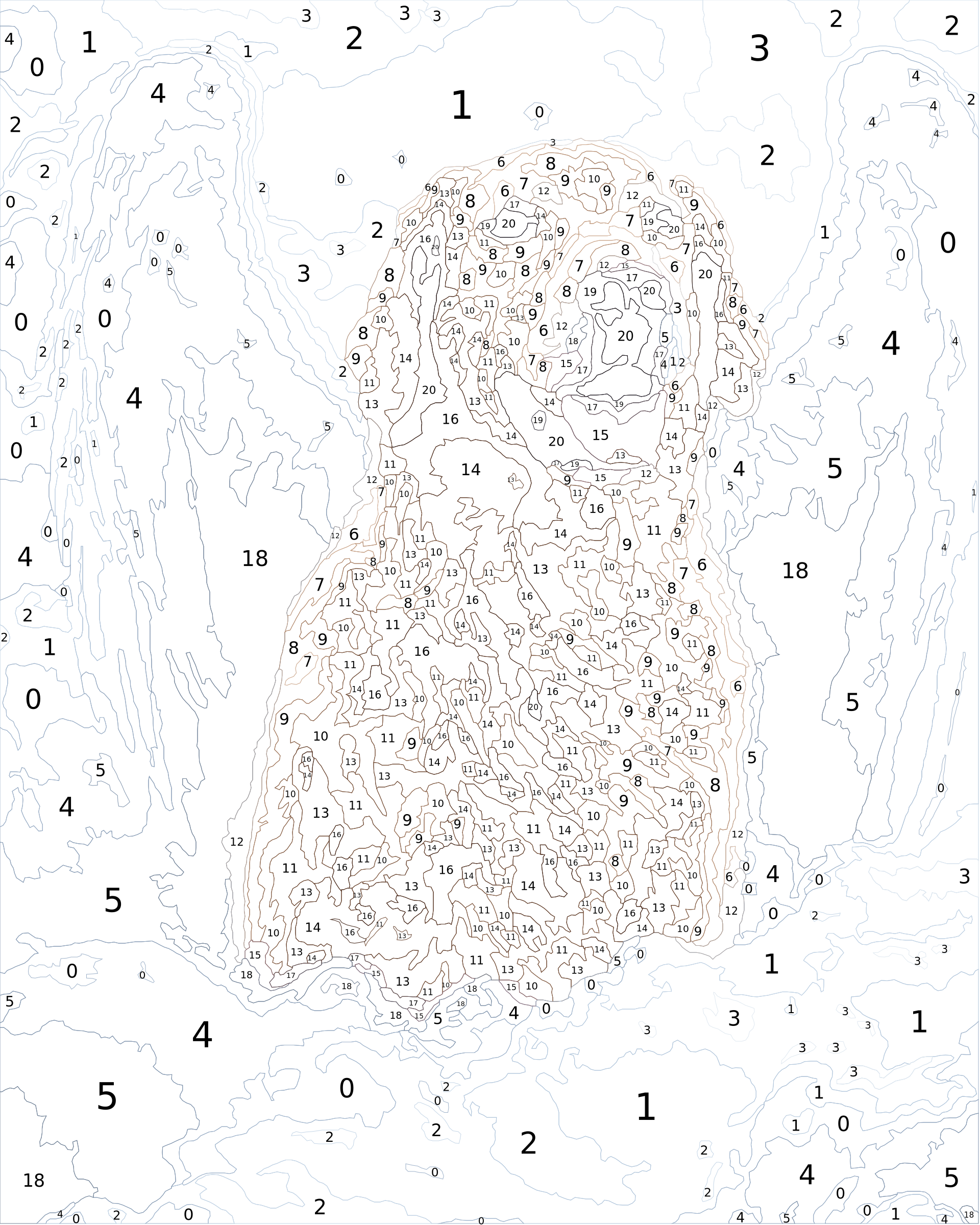 Custom Paint By Numbers Kit