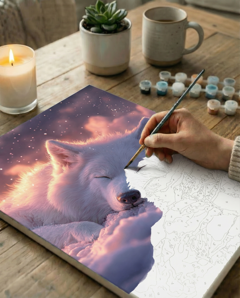Snowy Sunset Dreams