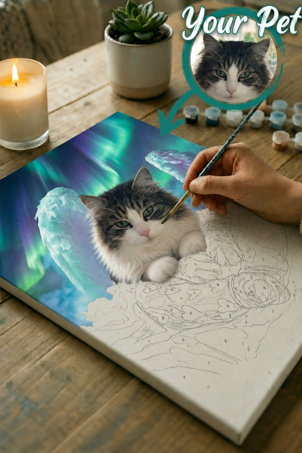 Custom Paint By Numbers Kit