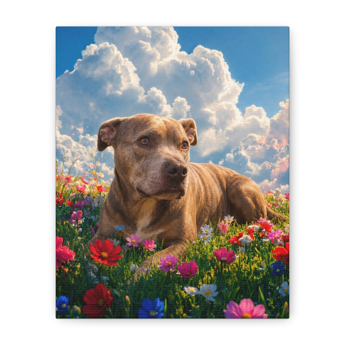 Canvas straight-on