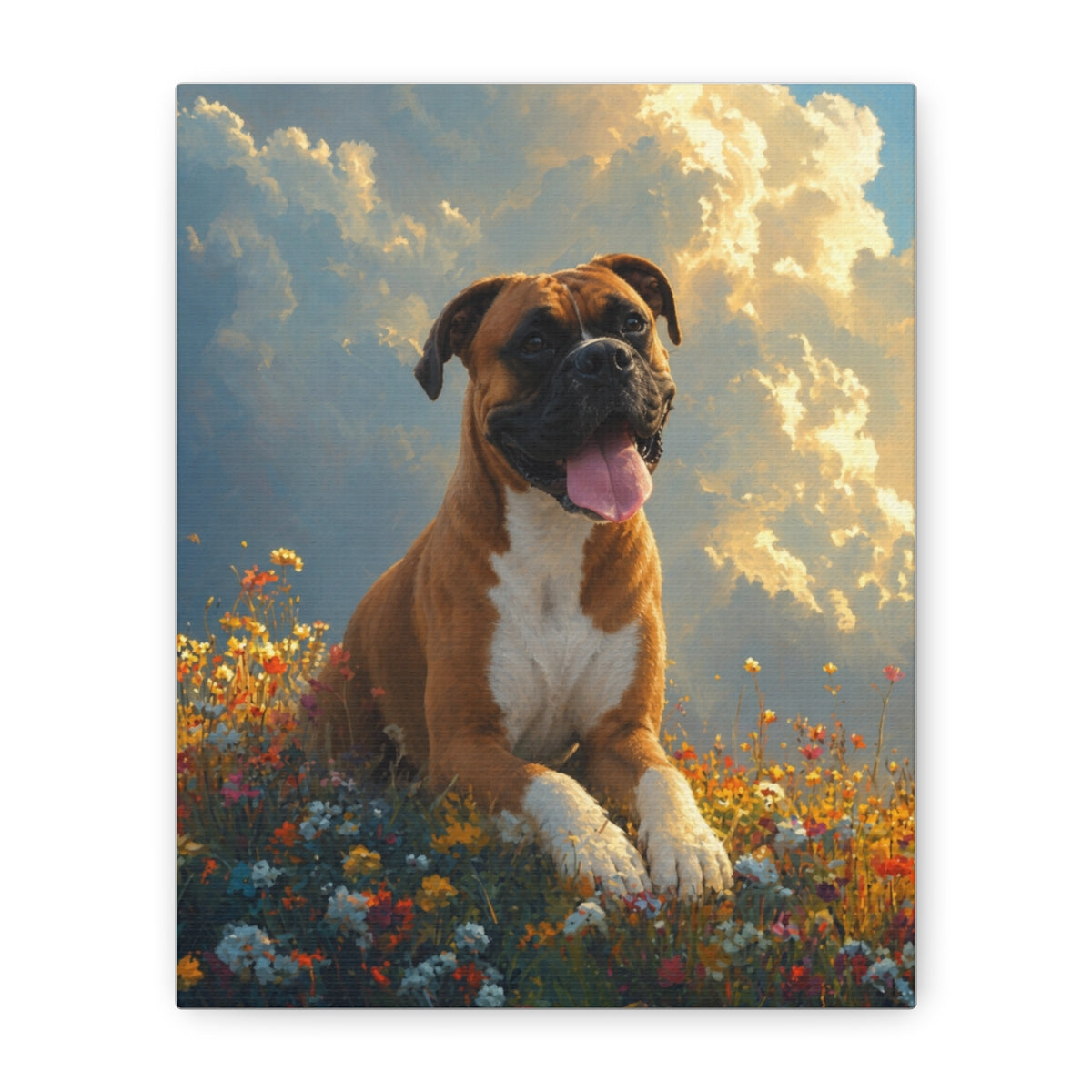 Canvas straight-on