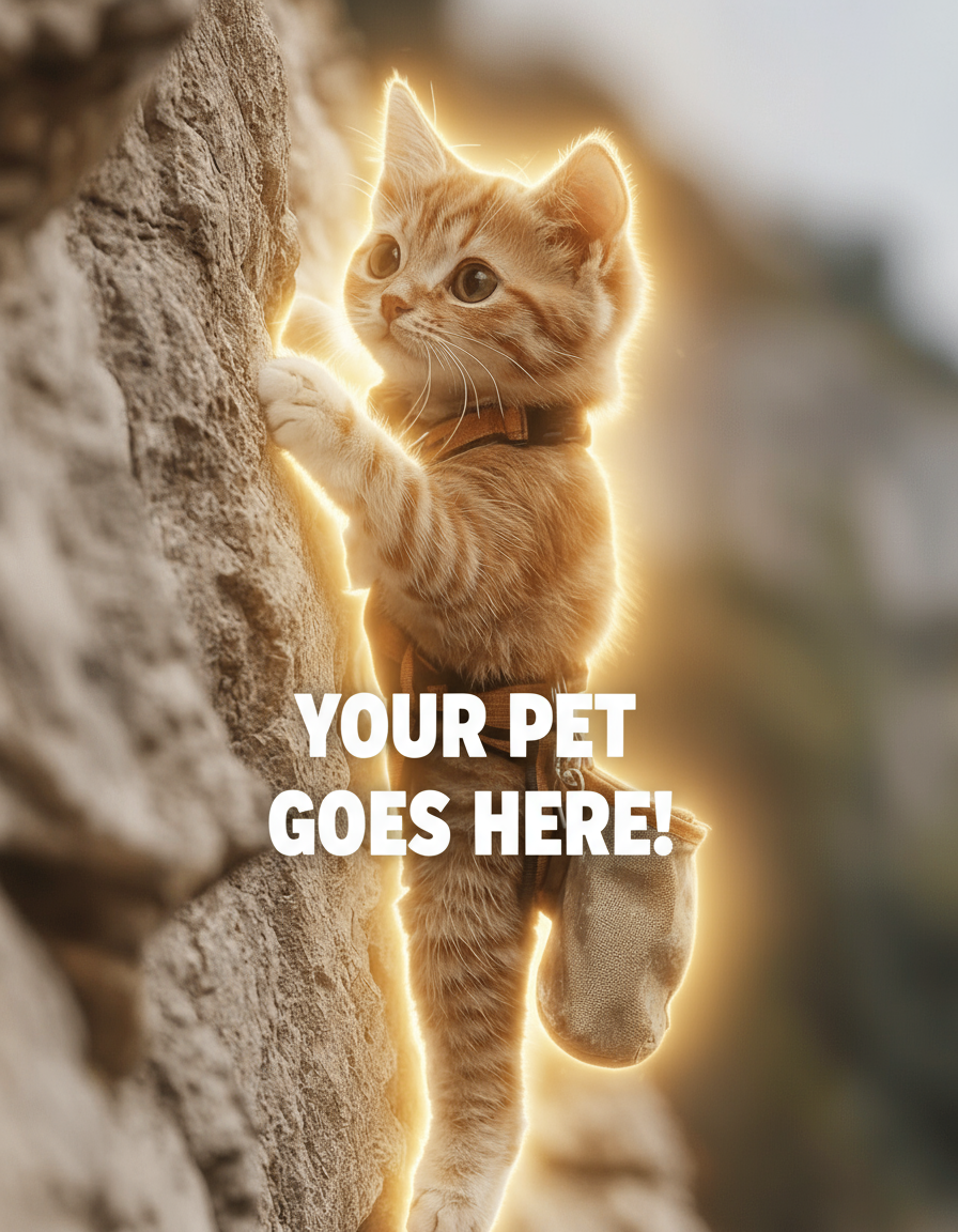 Cliffhanger Kitten