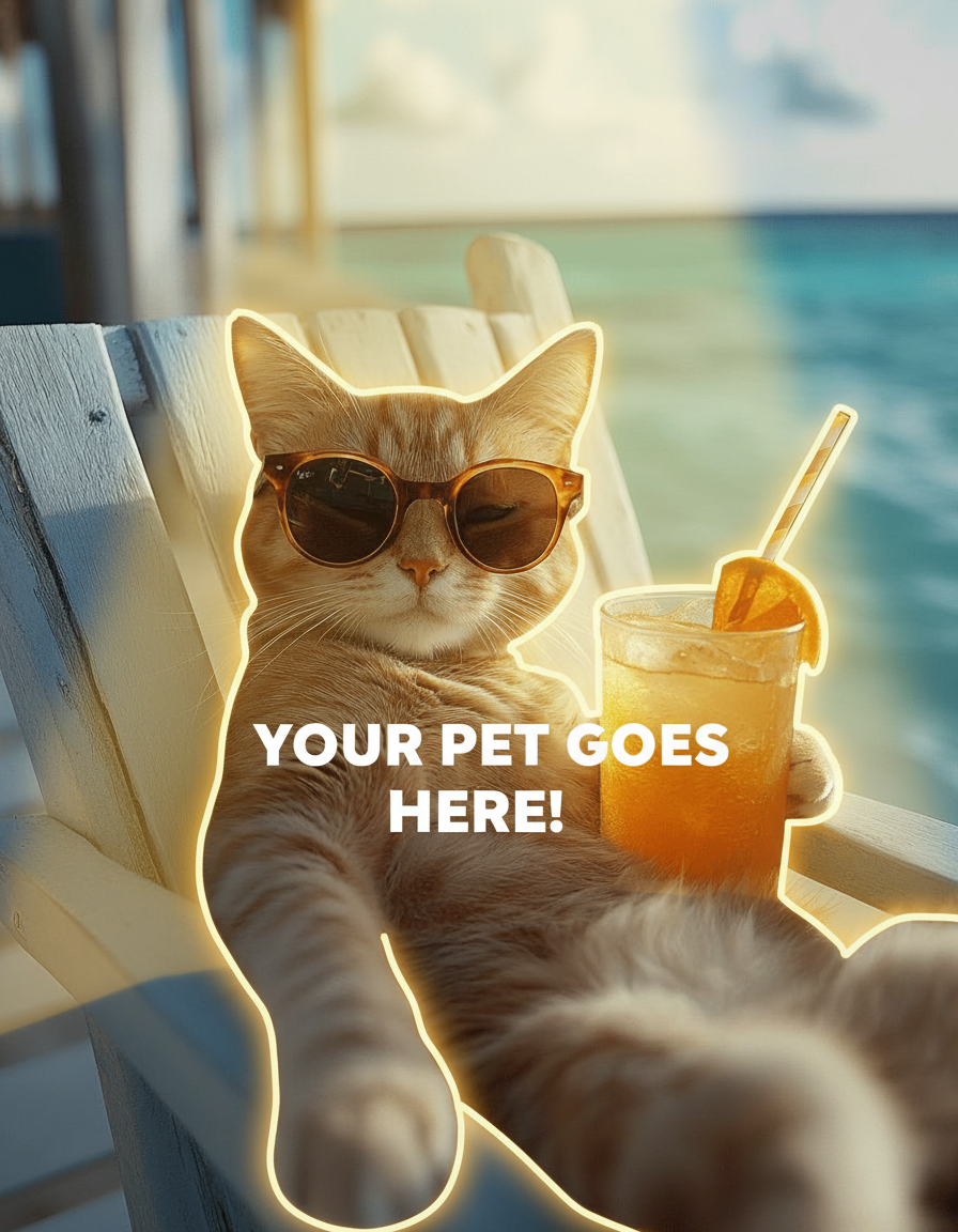 Beachside Cool Cat