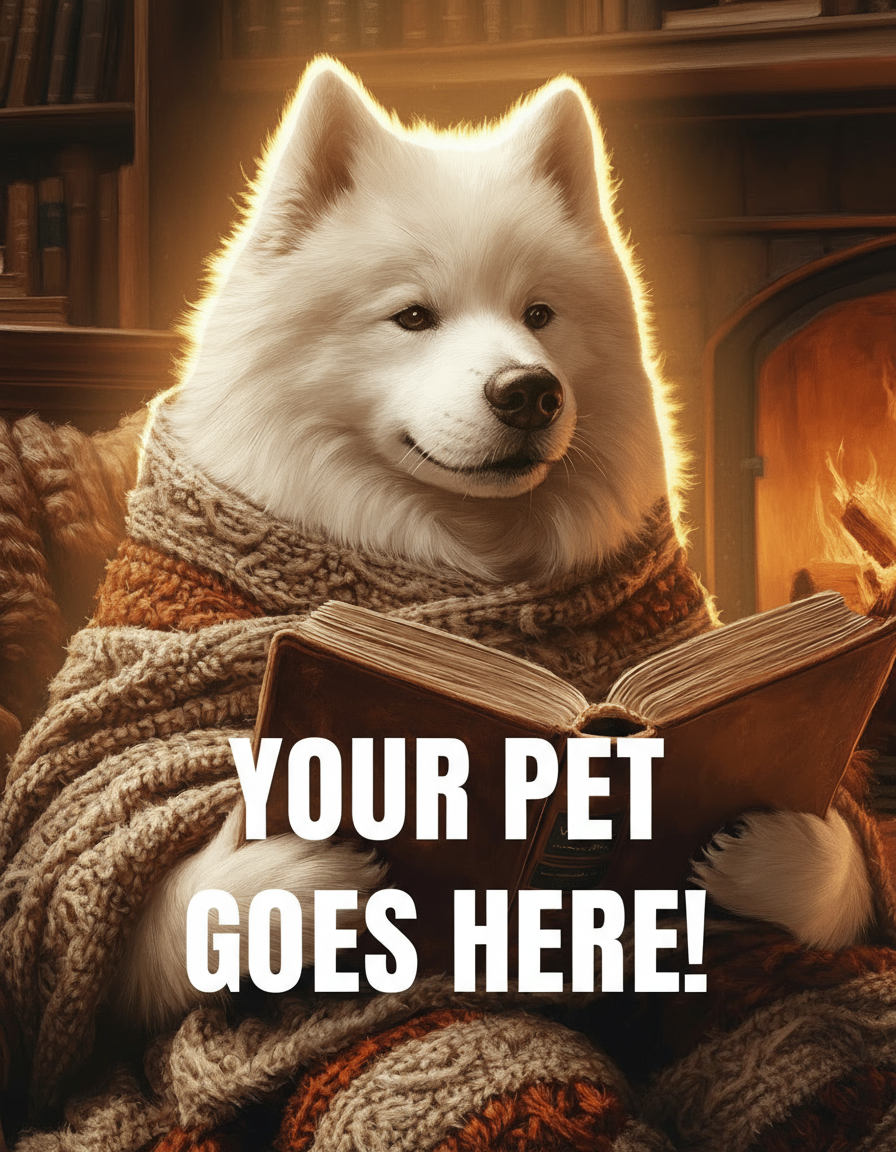 Fireplace Bookworm