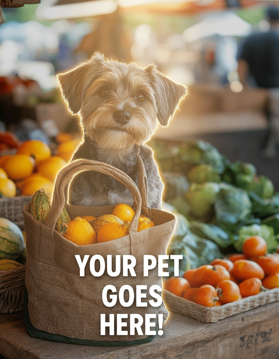 Market Tote Pup