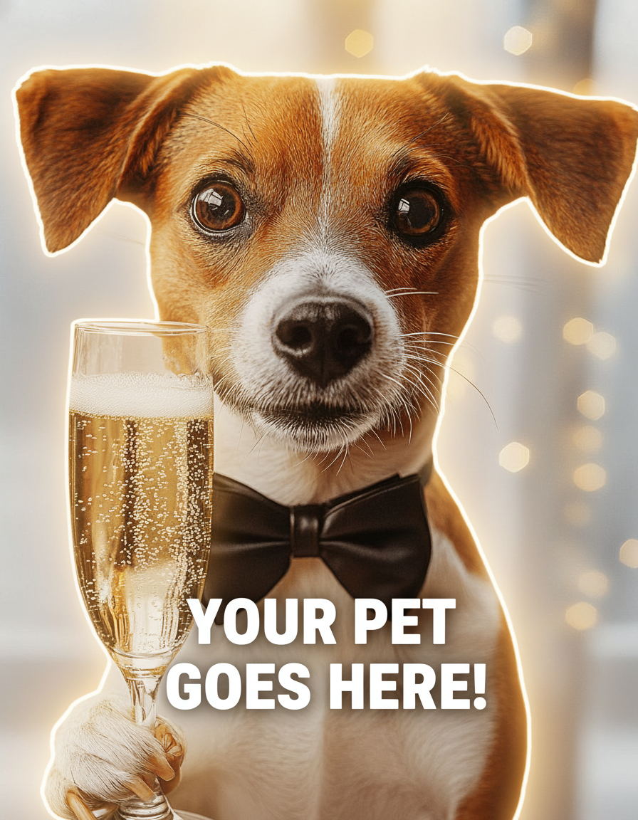 Champagne Toast Pup