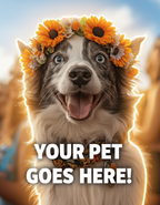 Sunflower Festival Pup