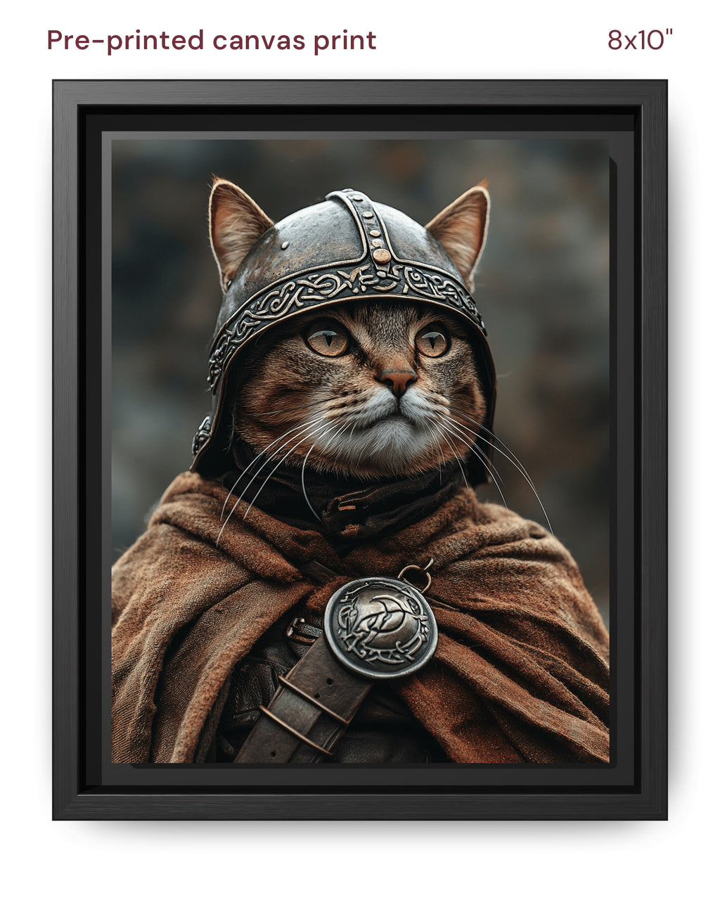 Canvas Print 8x10 Framed Black