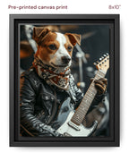 Canvas Print 8x10 Framed Black