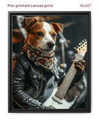 Canvas Print 16x20 Framed Black