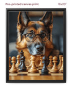 Canvas Print 16x20 Framed Black