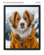 Canvas Print 16x20 Framed Black